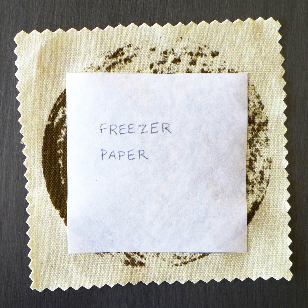 freezer paper templates