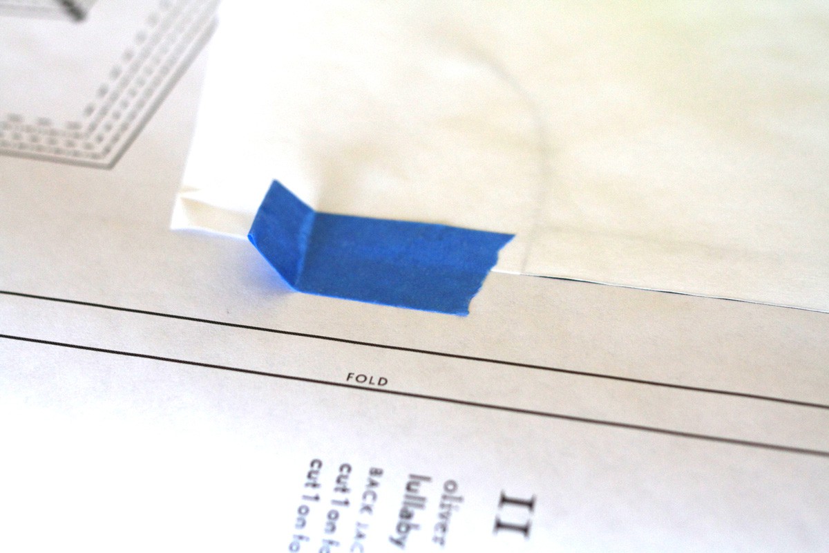 how to preserve a pattern: carbon tracing paper