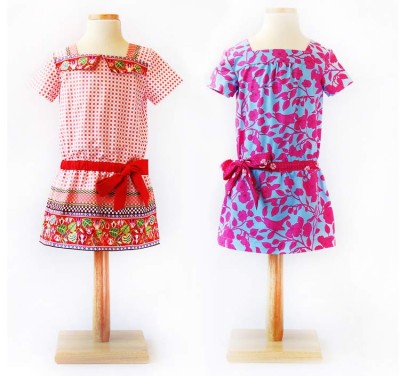 Croquet Dress pattern, View A and View B