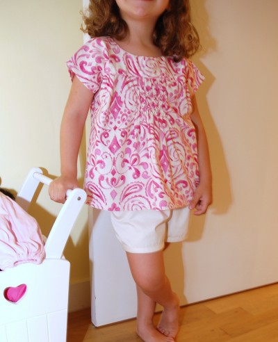 Smocked Ice Cream Blouse Smocked Ice Cream Blouse