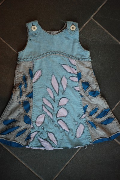 Tea Party Sundress, Alabama Chanin Style Tea Party Sundress, Alabama Chanin Style