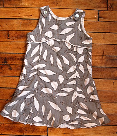Tea Party Sundress, Alabama Chanin Style Tea Party Sundress, Alabama Chanin Style