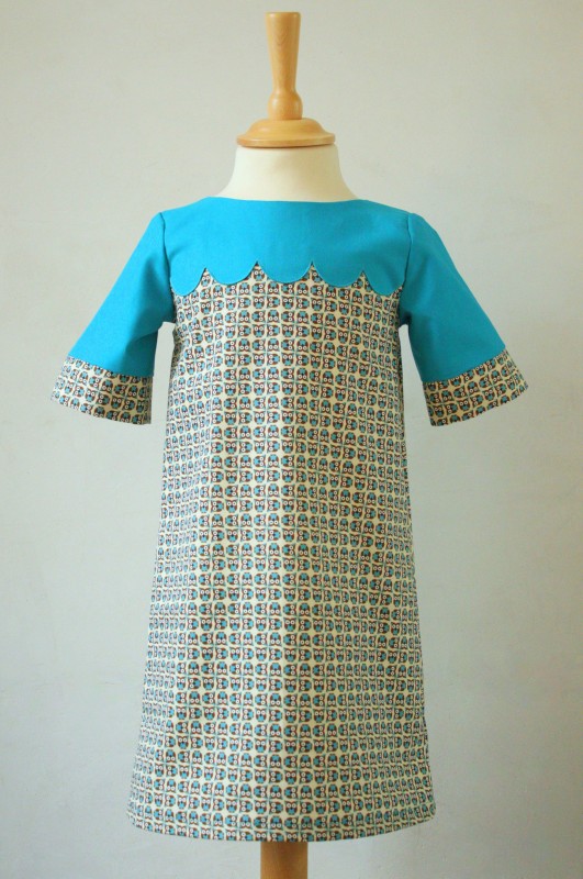 scalloped school photo dress 7