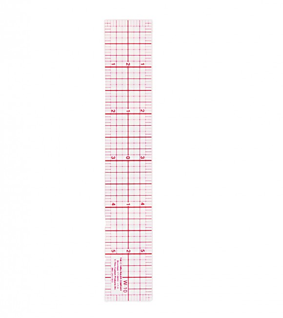 Clear plastic ruler