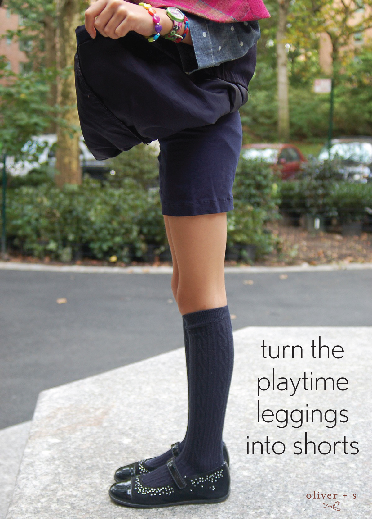 Customizing With Oliver + S: Playtime Leggings as Playground Shorts, Blog