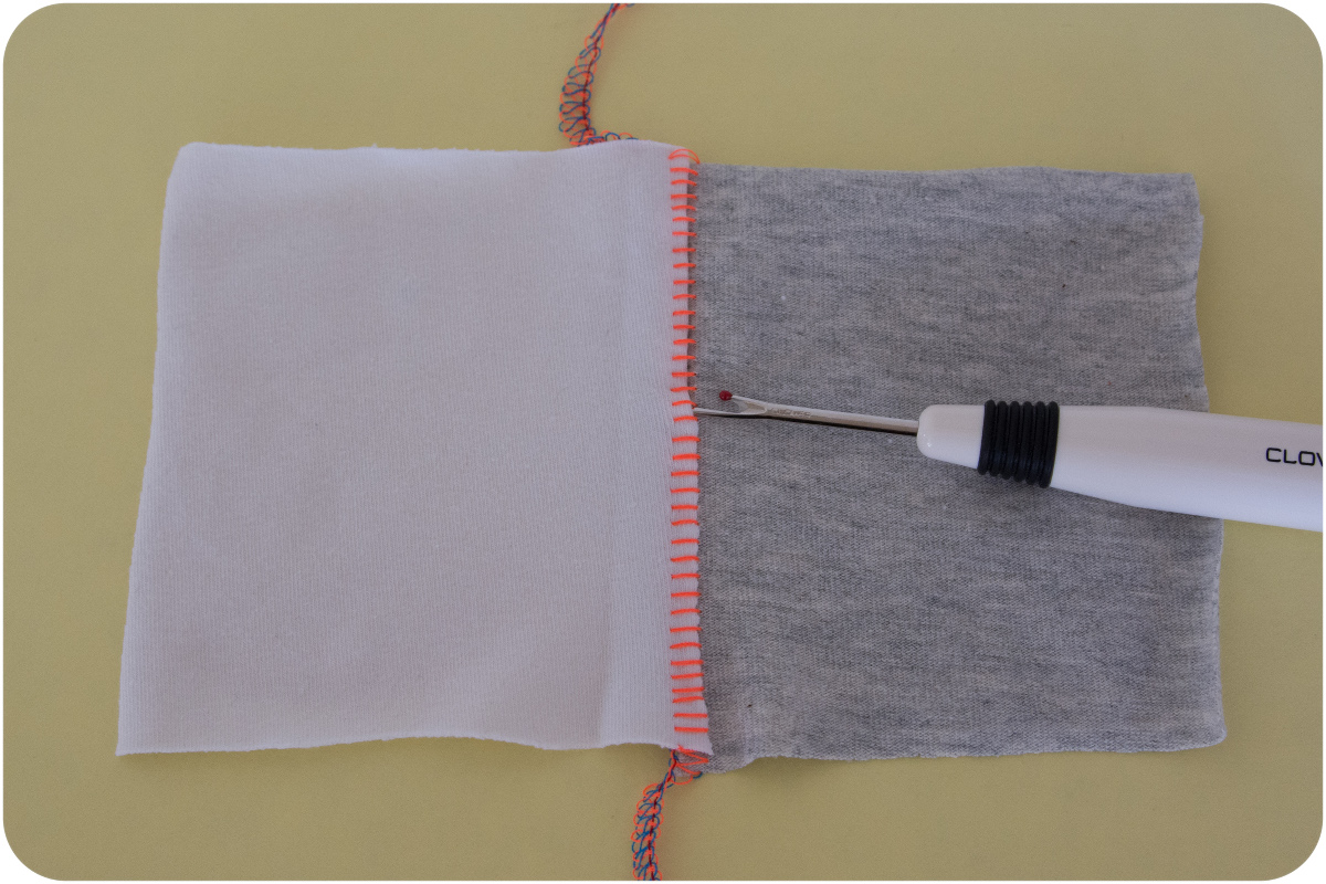 How to create a strong faux flat-lock seam with an overlocker