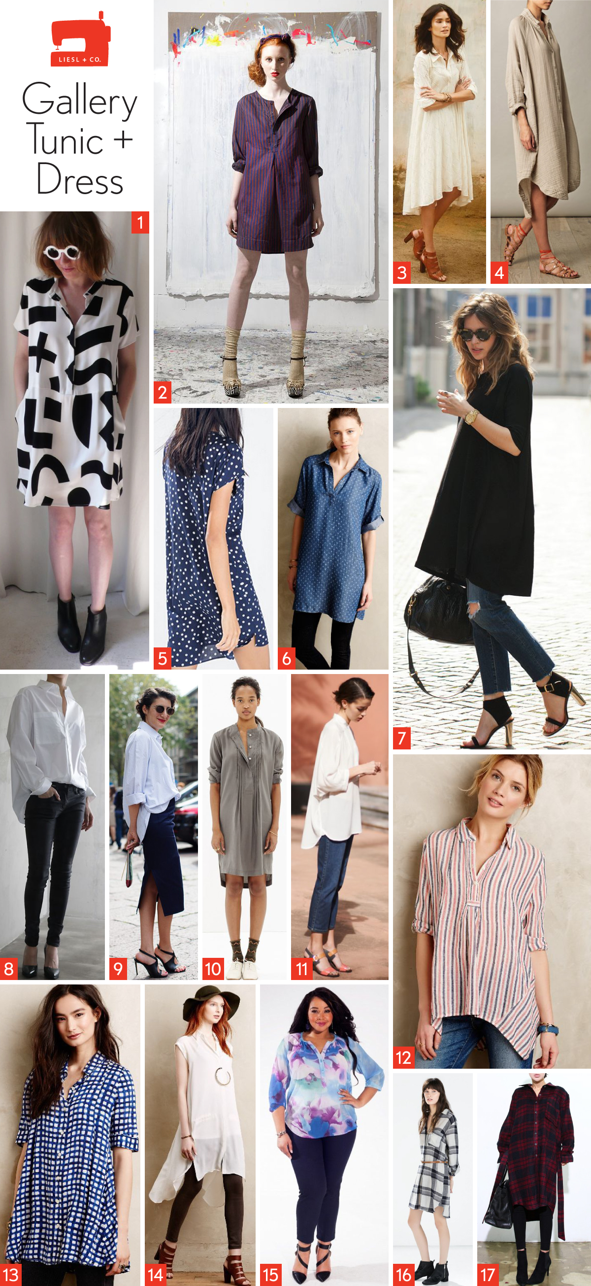 Fabric and Styling Inspiration for the Gallery Tunic and Dress, Blog