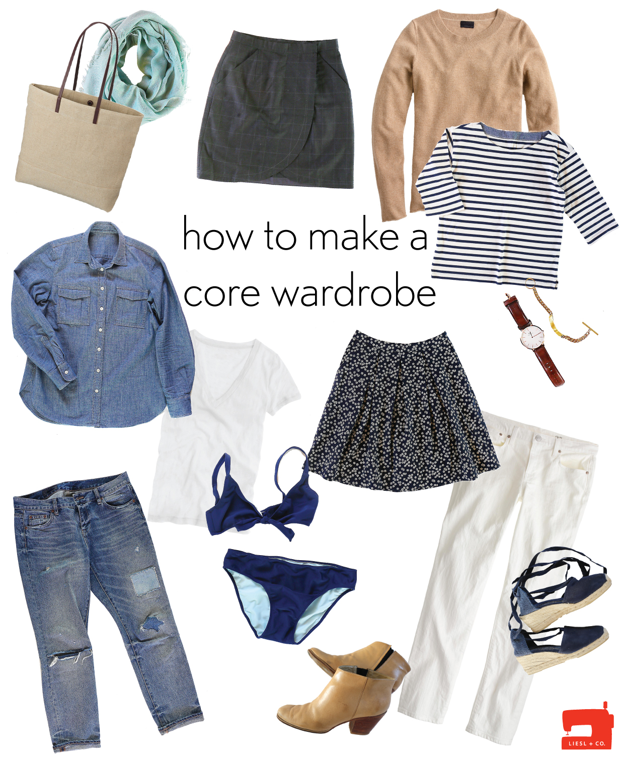 How I Plan My Core Wardrobe: Spring Transition Edition