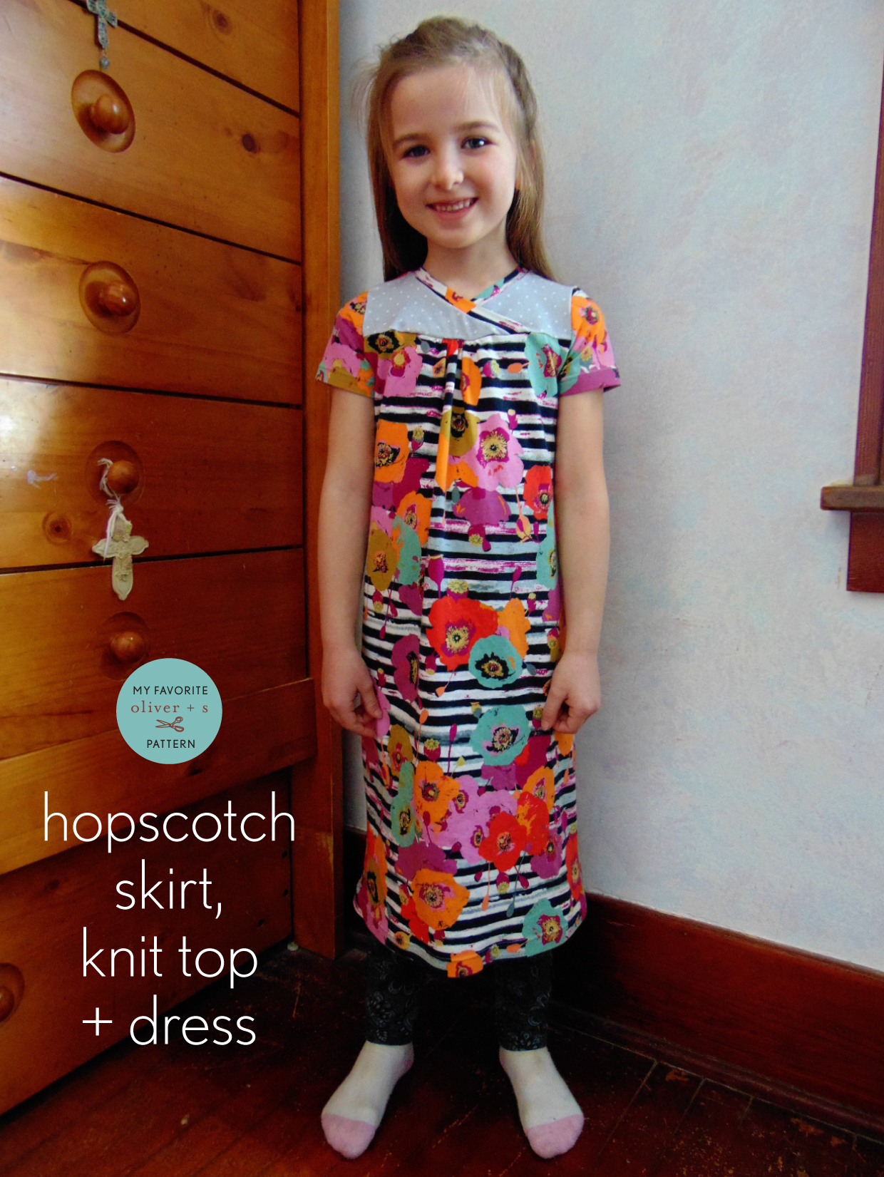 My Favorite Oliver + S Pattern: The Girl on the Go Dress + Top