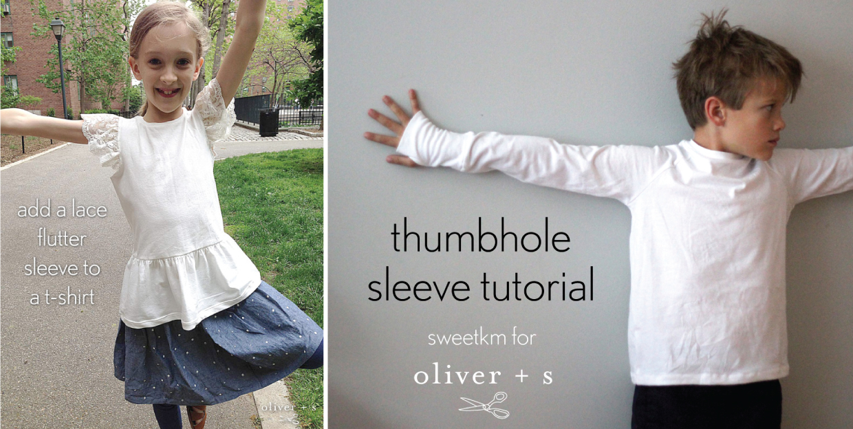 Customizing With Oliver + S: Thumbhole Sleeve Tutorial