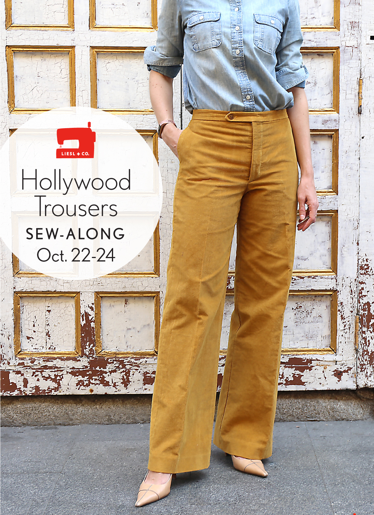 Liesl + Co. Hollywood Trousers LC025HT pattern review by SuperAlla