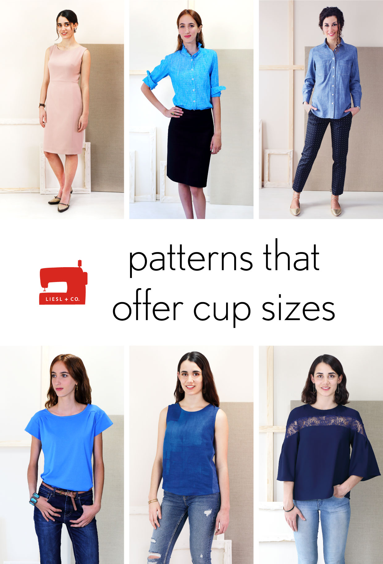 Liesl + Co. Patterns That Offer Cup Sizes, Blog