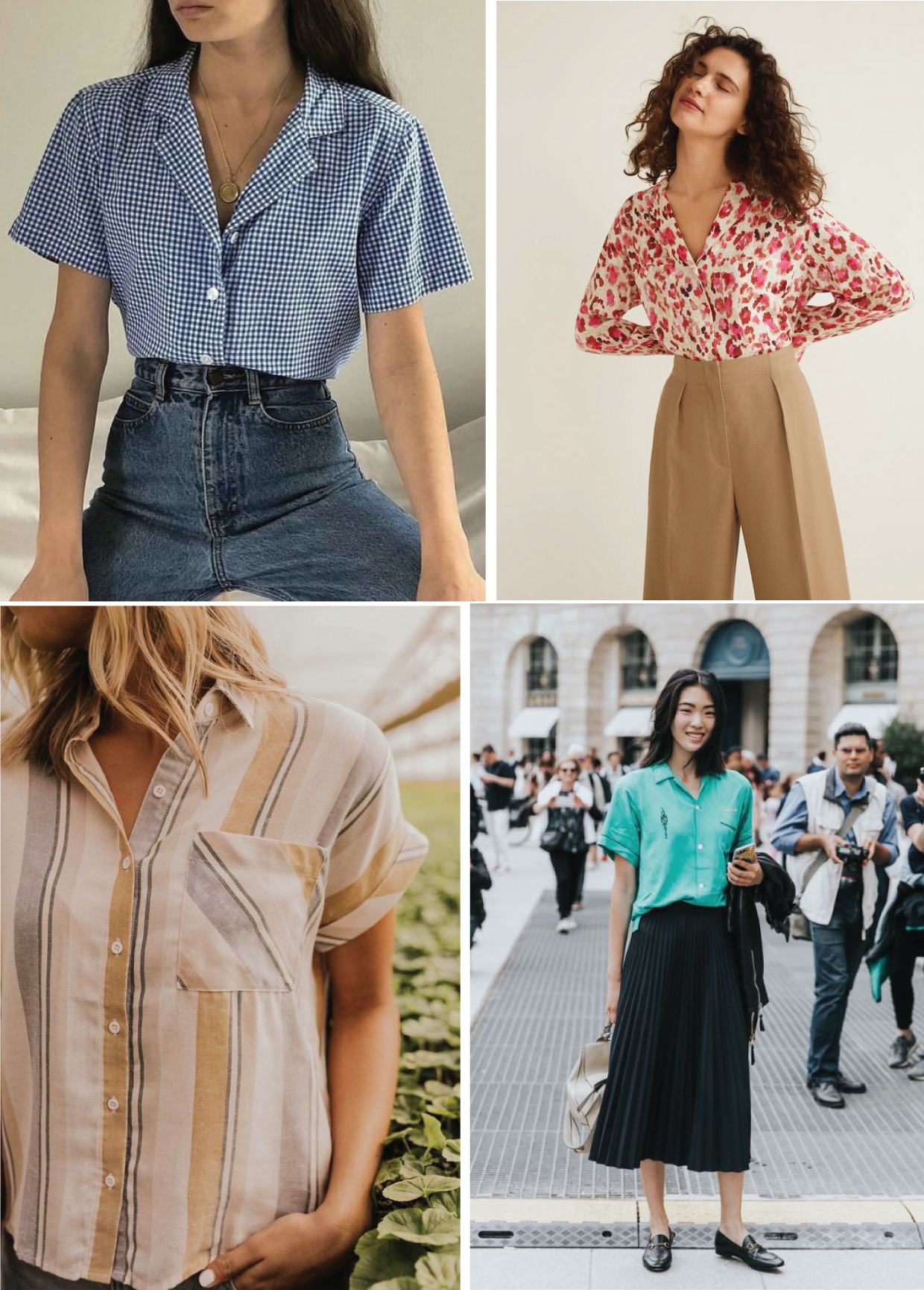 Inspiration for the Camp Shirt + Dress Pattern, Blog