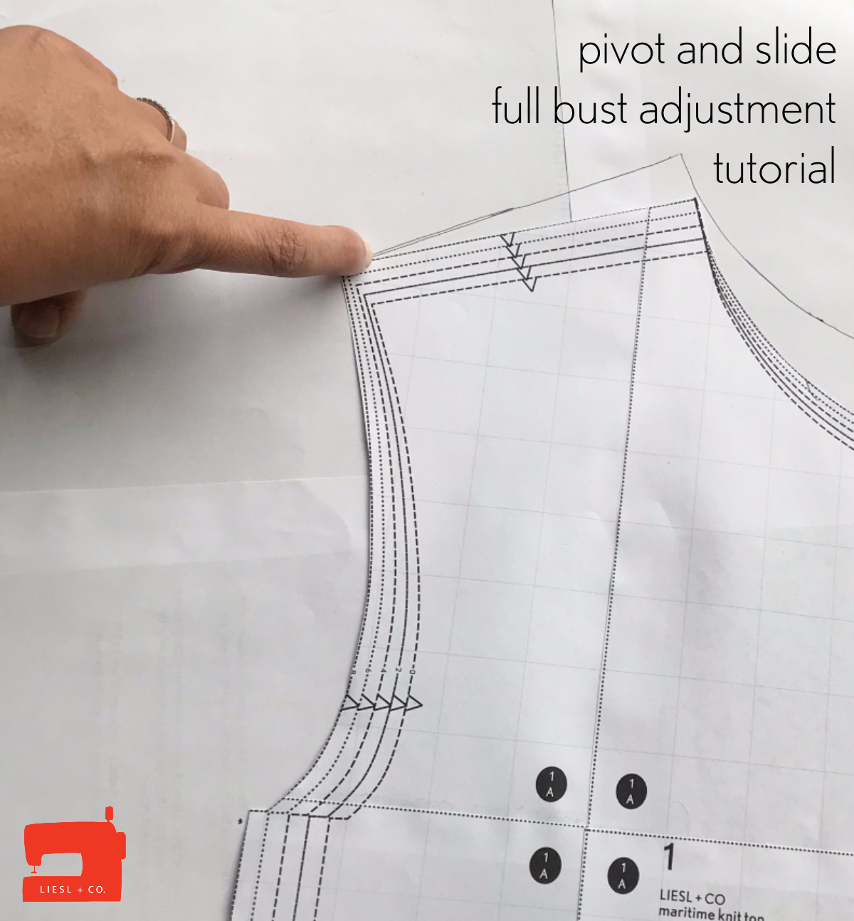 Fitting thoughts: Picking a pattern size for full bust adjustments