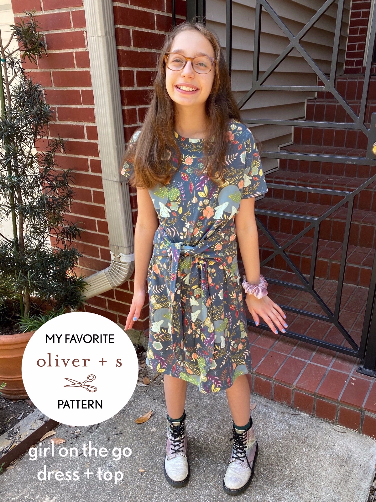 My Favorite Oliver + S Pattern: The Girl on the Go Dress + Top