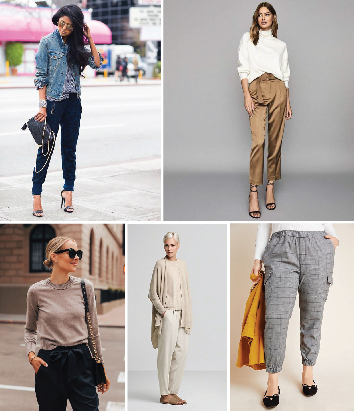 Find out the best outfit ideas you can create with jogger pants