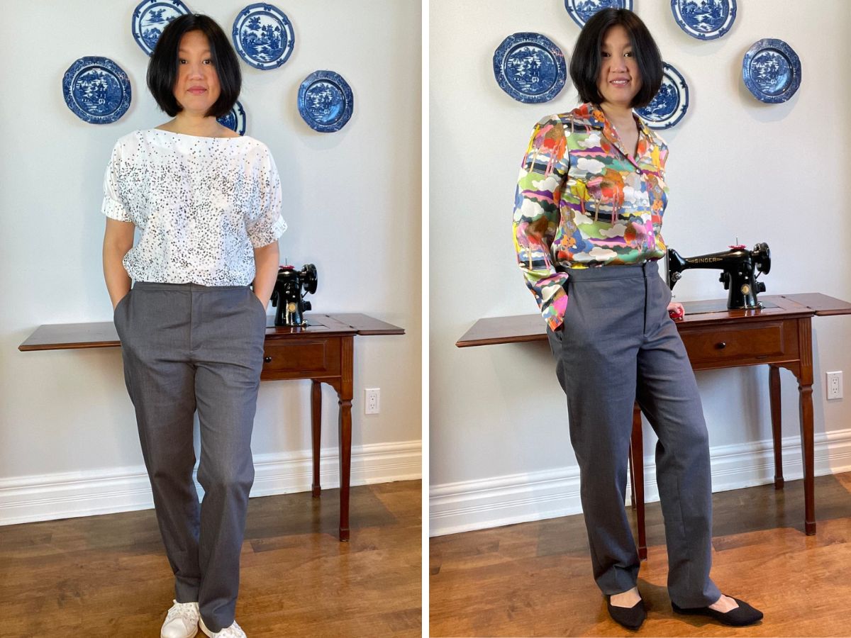 Digital Peckham Women's Trousers Sewing Pattern, Shop