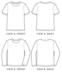 men's metro t-shirt sewing pattern