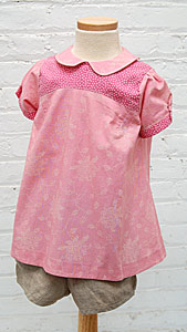 digital puppet show tunic, dress + shorts sewing pattern