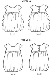 bubble dress sewing pattern