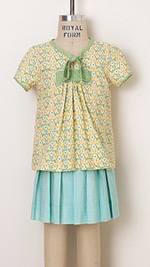 digital 2 + 2 blouse + pleated skirt sewing pattern