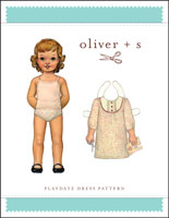 digital playdate dress sewing pattern