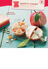 digital apples to oranges sewing kit sewing pattern