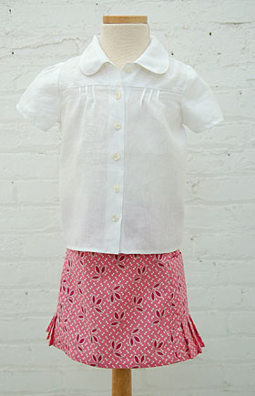 Music Class Skirt and Blouse