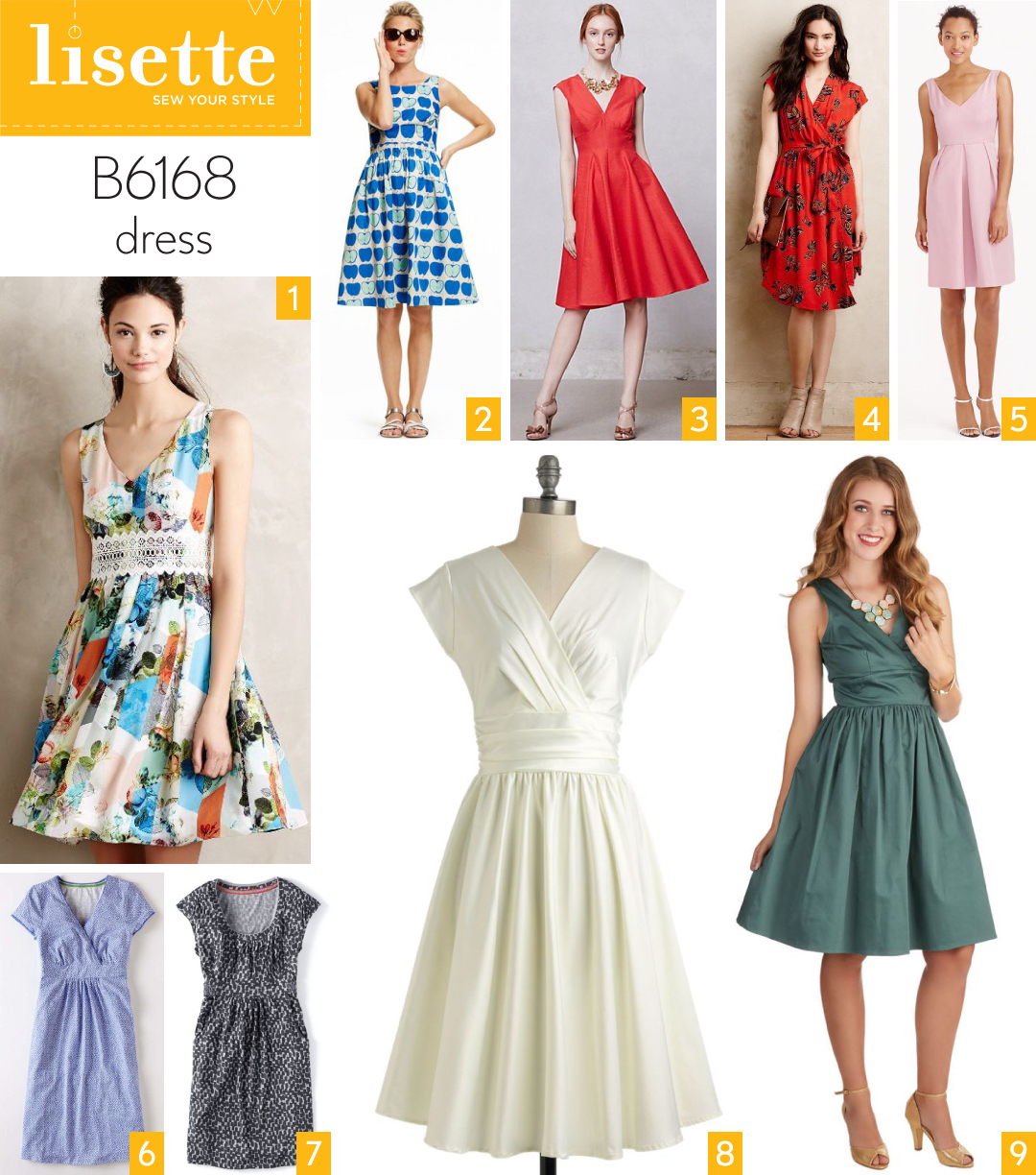 Style and Fabric Inspiration: Lisette B6168 Dress | Blog | Oliver + S