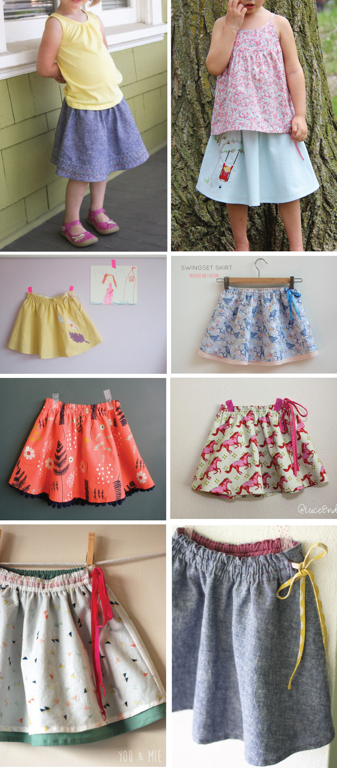 Tiny Ruffle Skirt for Girls (Tutorial) - Creations by Kara