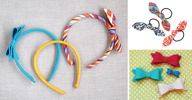 Oliver + S hair accessories, free patterns and tutorials