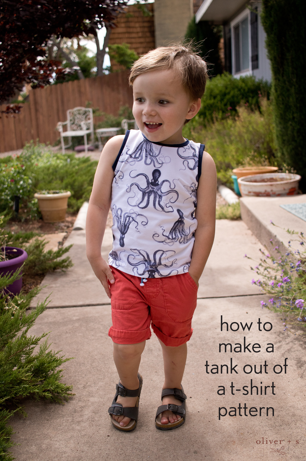 How to Make a Tank Out of a T-Shirt Pattern | Blog | Oliver + S