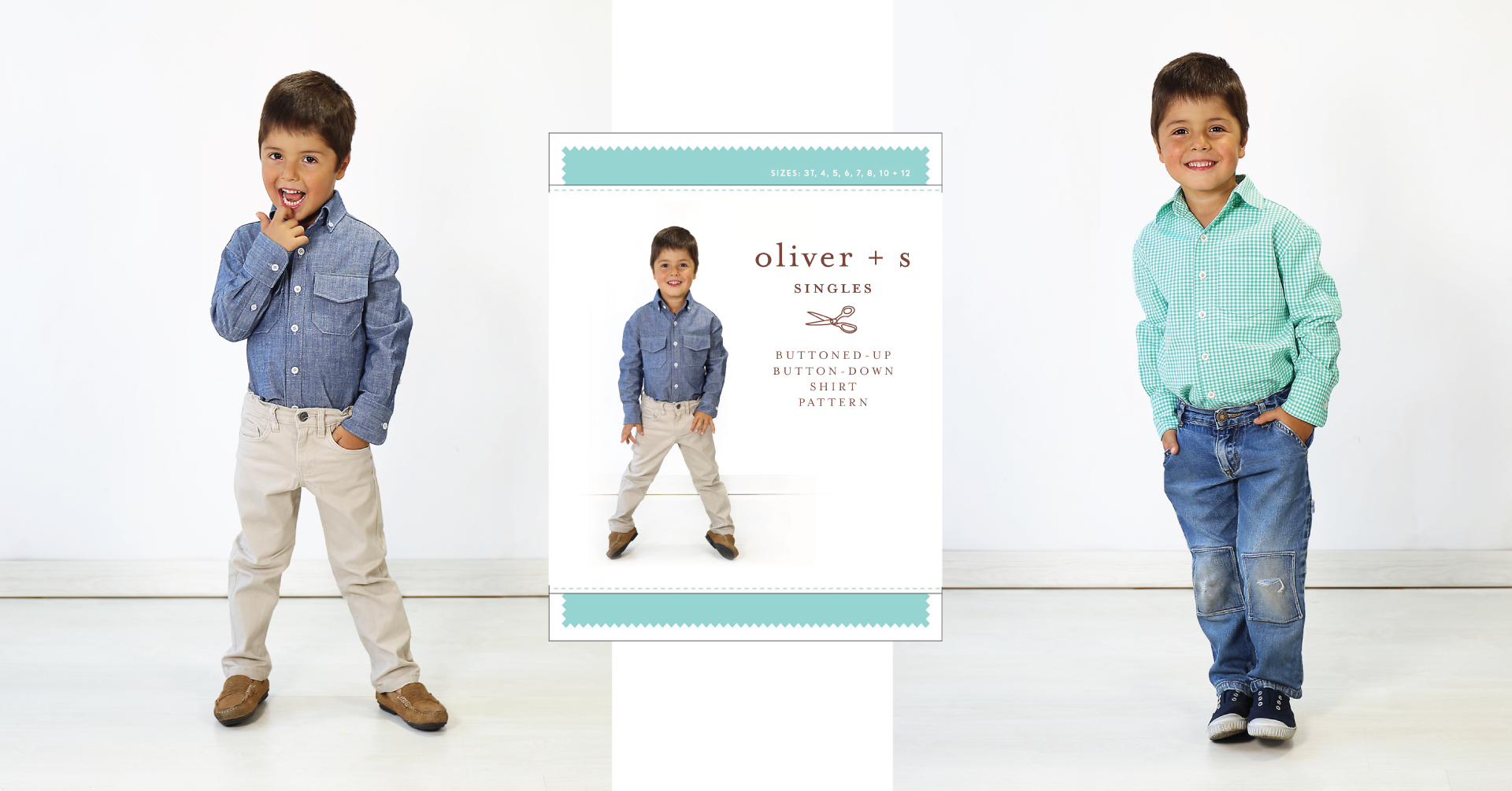 BOYS SEWING PATTERN Sew Kids Clothes Clothing Button Down Shirt