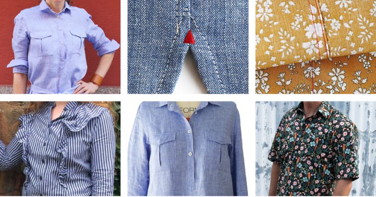 Liesl + Co. button shirt tutorials