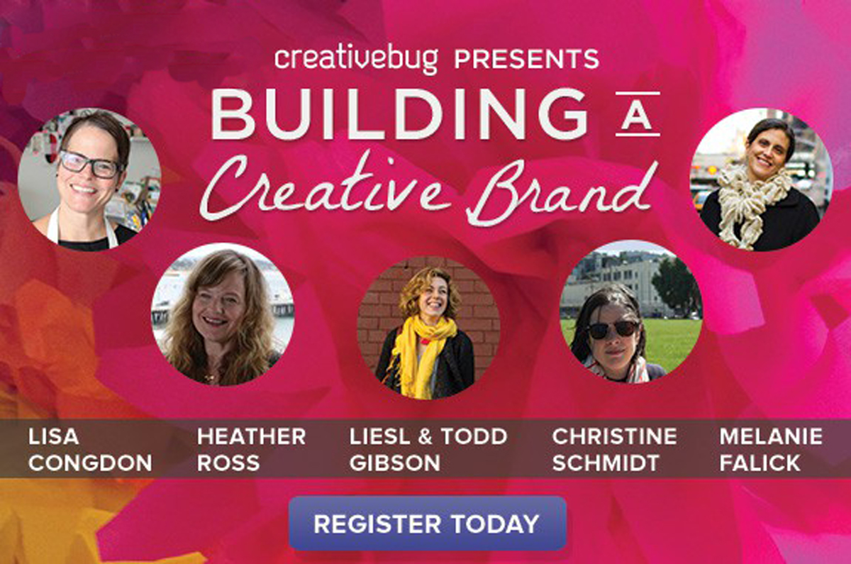 Relaunch of the Building a Creative Brand Series With Creativebug