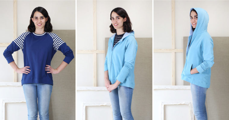 Neighborhood Sweatshirt + Hoodie Sew-Along