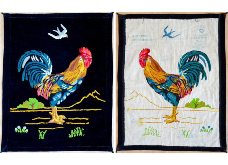 rooster needlepoint