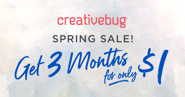 Creativebug Spring Sale