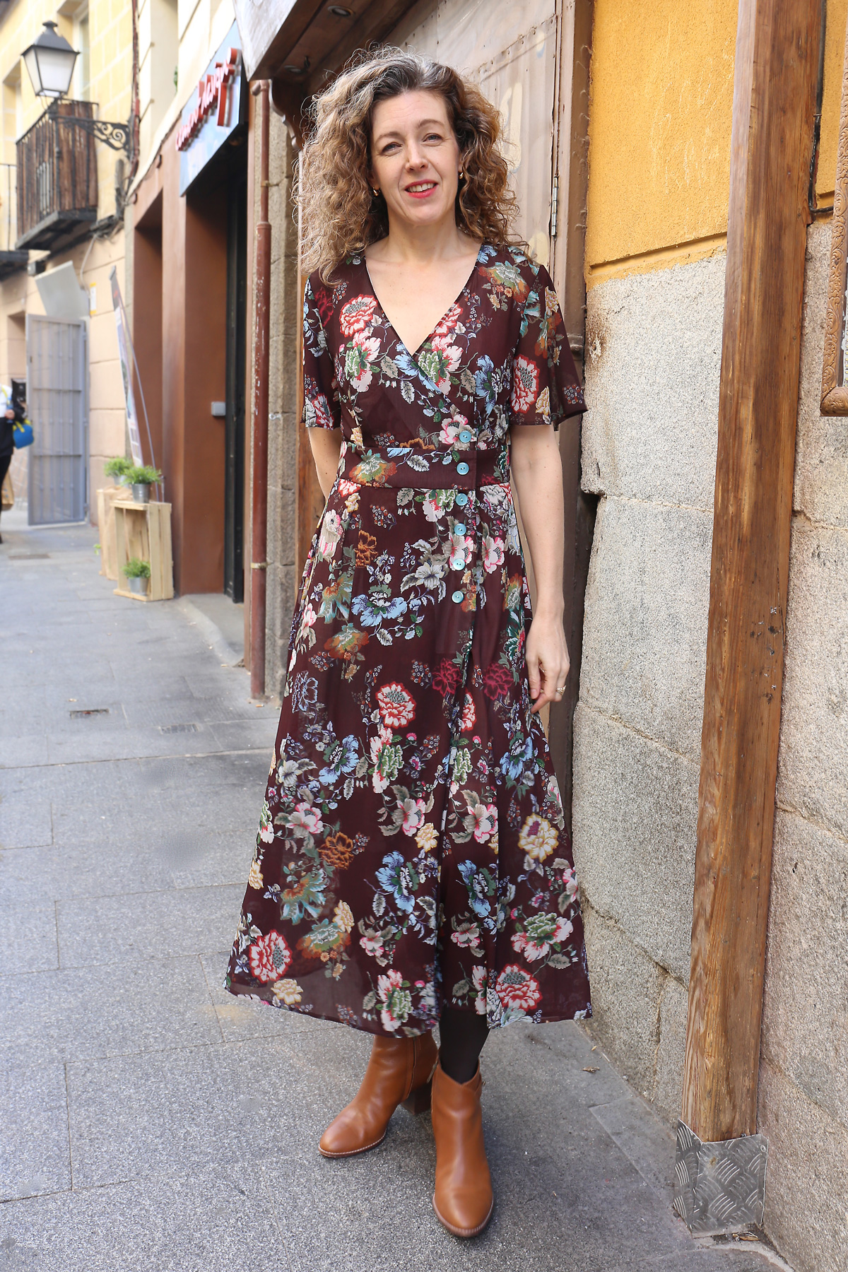 Liesl’s Floral Saint-Germain Wrap Dress | Blog | Oliver + S