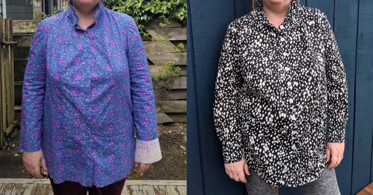 See how Claire employed simple fit adjustments to achieve a well-fitting shirt.