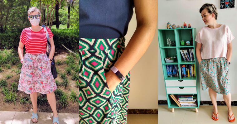 The Everyday Skirt is the perfect sewing pattern to jumpstart your handmade wardrobe.