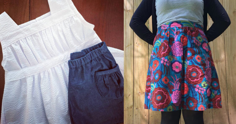 Check out this post for inspiration for sewing your own DIY garments.