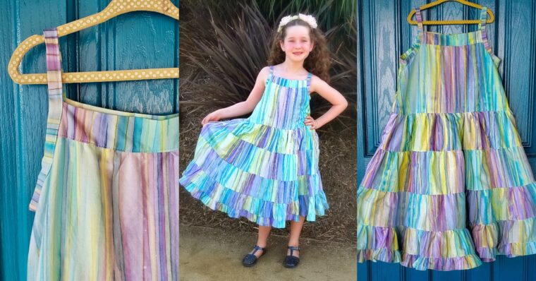 Learn to sew this adorable child's dress in sizes 2-8 with our free pattern and tutorial.