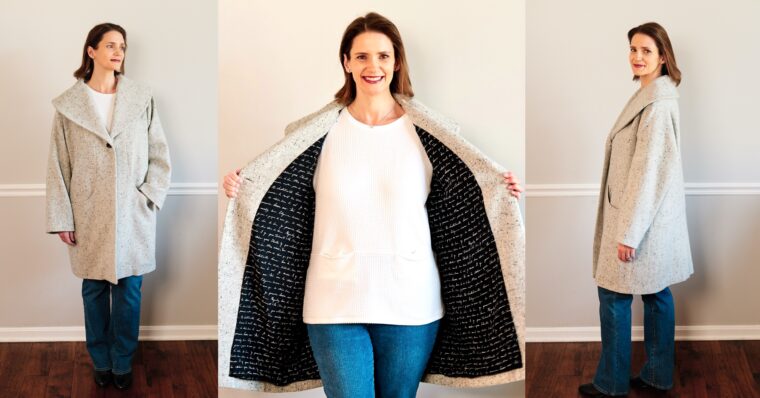 Lyndsey shares her b6423 DIY handmade coat.