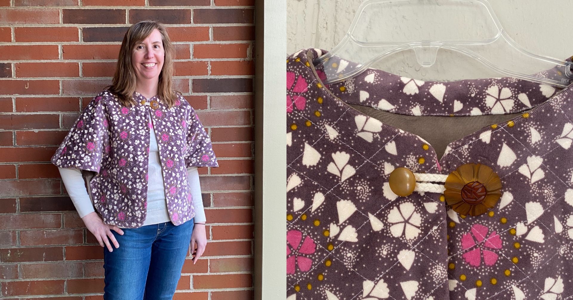 Aimee's Quilted Woodland Cape | Blog | Oliver + S