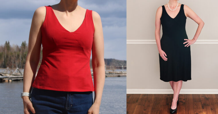 See the cute DIY tops and dresses our Advisors Circle made using the Marais Knit Top + Dress pattern.