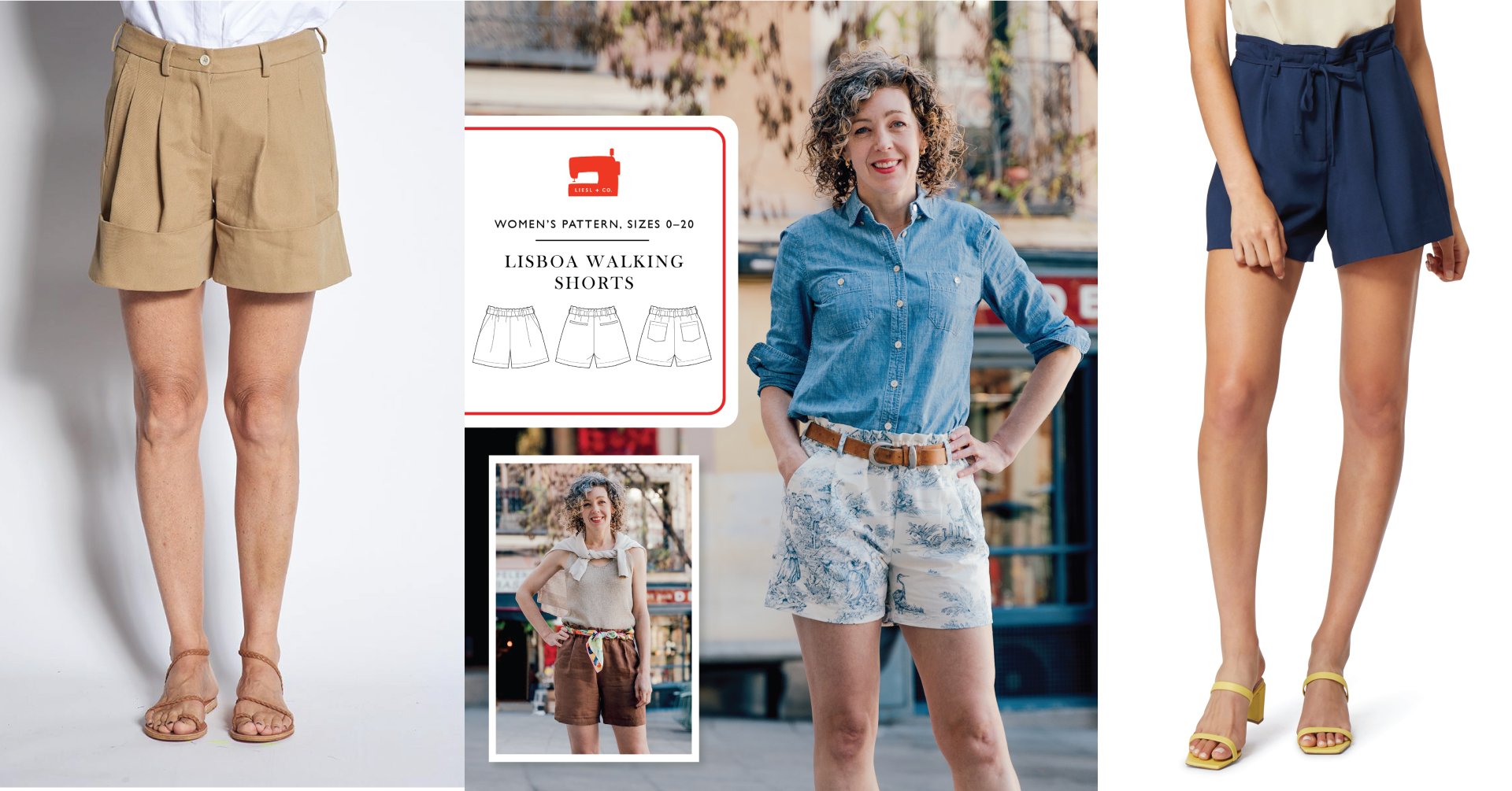 Inspiration and Fabric for the Lisboa Walking Shorts