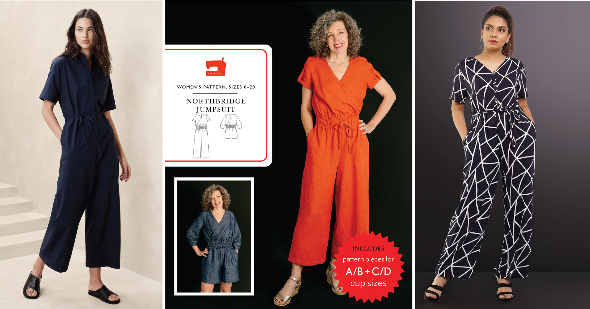 Northbridge Jump Suit Styling and Fabric Inspiration | Blog