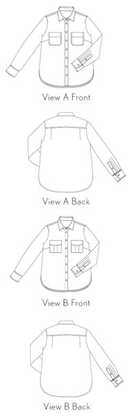 classic shirt sewing pattern