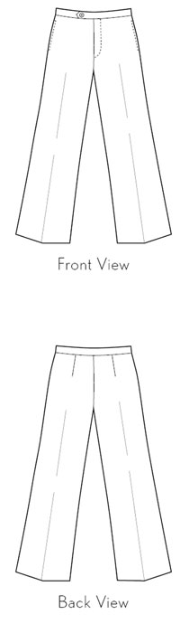 Digital Hollywood Trousers sewing pattern